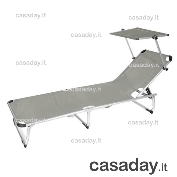 LETTINO ALLUMINIO VIAREGGIO C- PARASOLE 